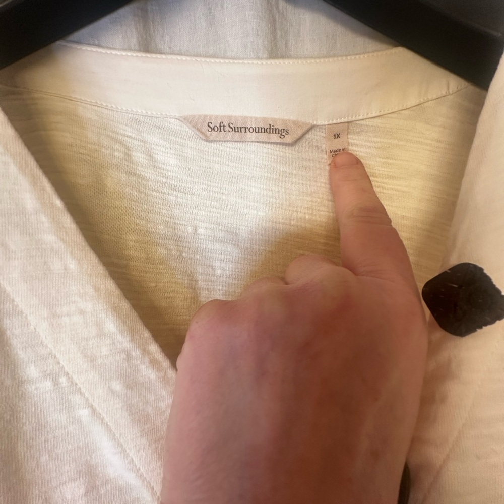 Cream Button-Up Cardigan - Picture 4 of 4